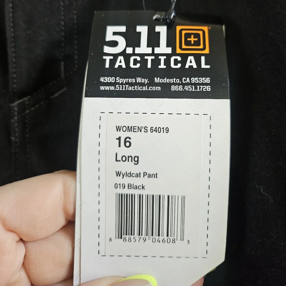 NWT 5.11 Womens Wyldcat SKINNY MOTO PANTS zip ankle Sz 16 Long Edgy - Picture 3 of 5